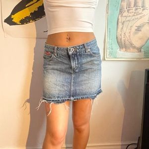 GUESS jean skirt